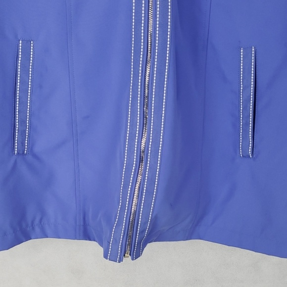DENNIS BASSO blue hooded jacket size xs - Picture 3 of 7